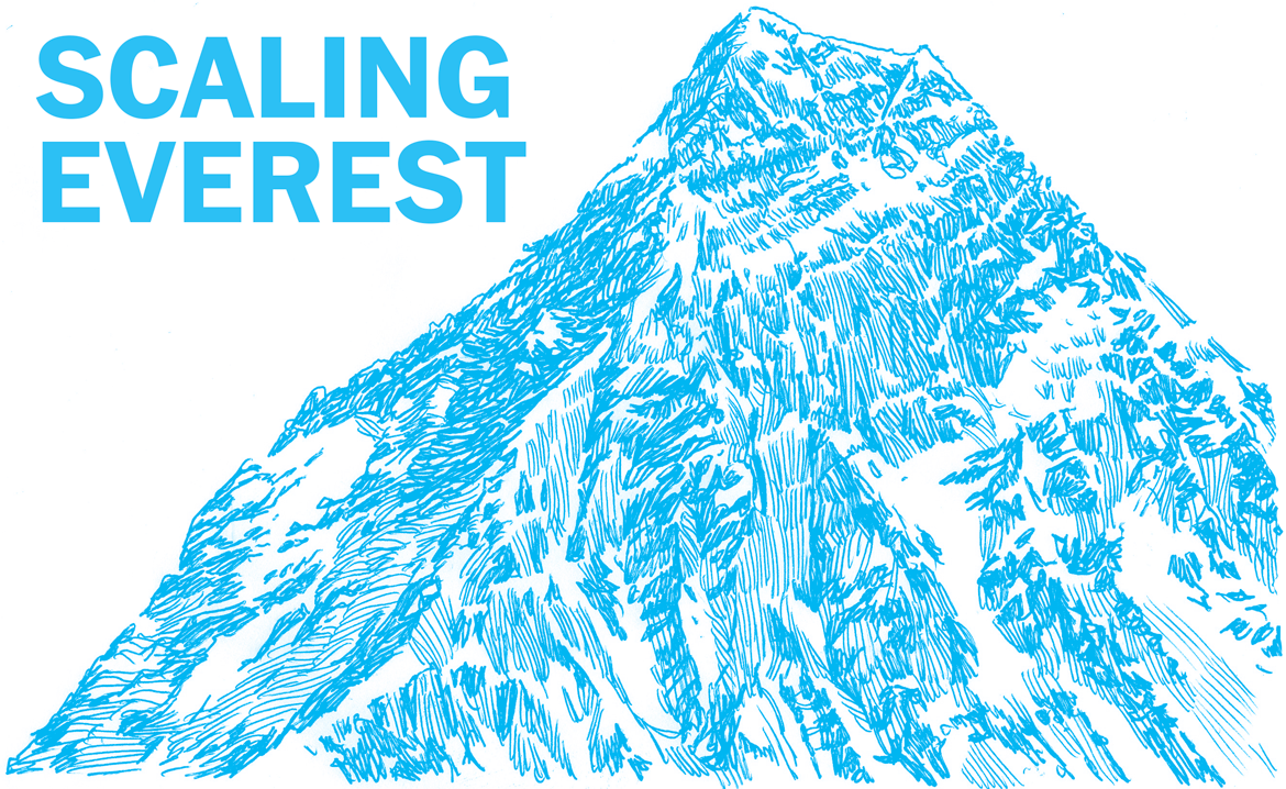 Scaling Mt. Everest: A scroll up the icy path