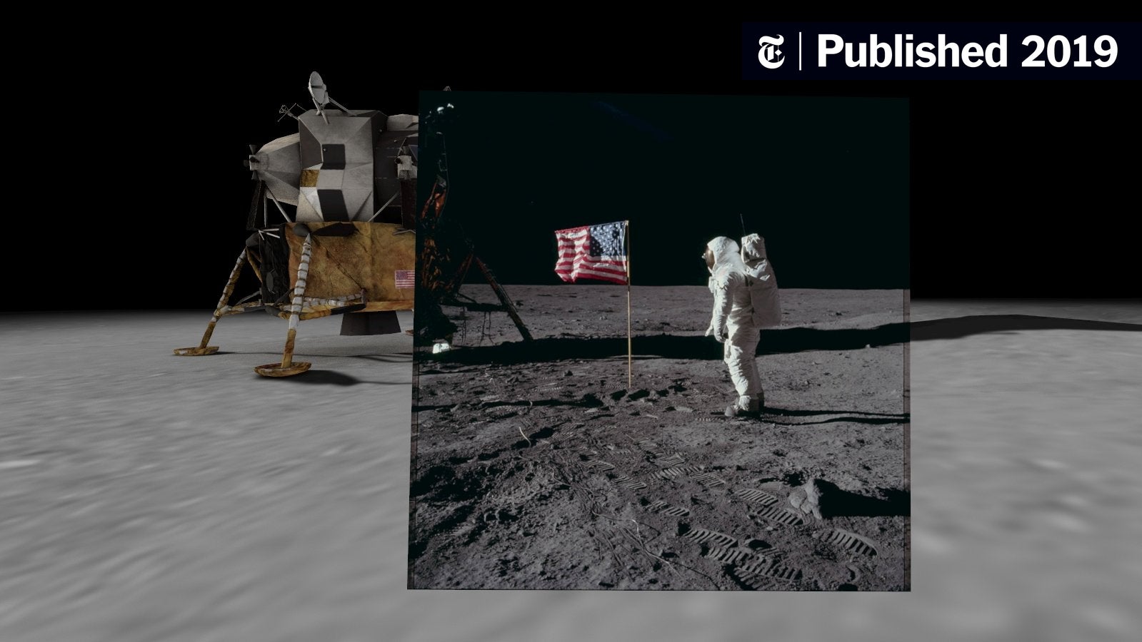 The Apollo 11 Moon Landing in Augmented Reality