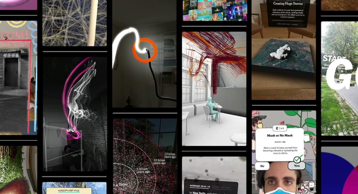 NYT R&D - Showcasing 31 Published Experiments in AR Storytelling