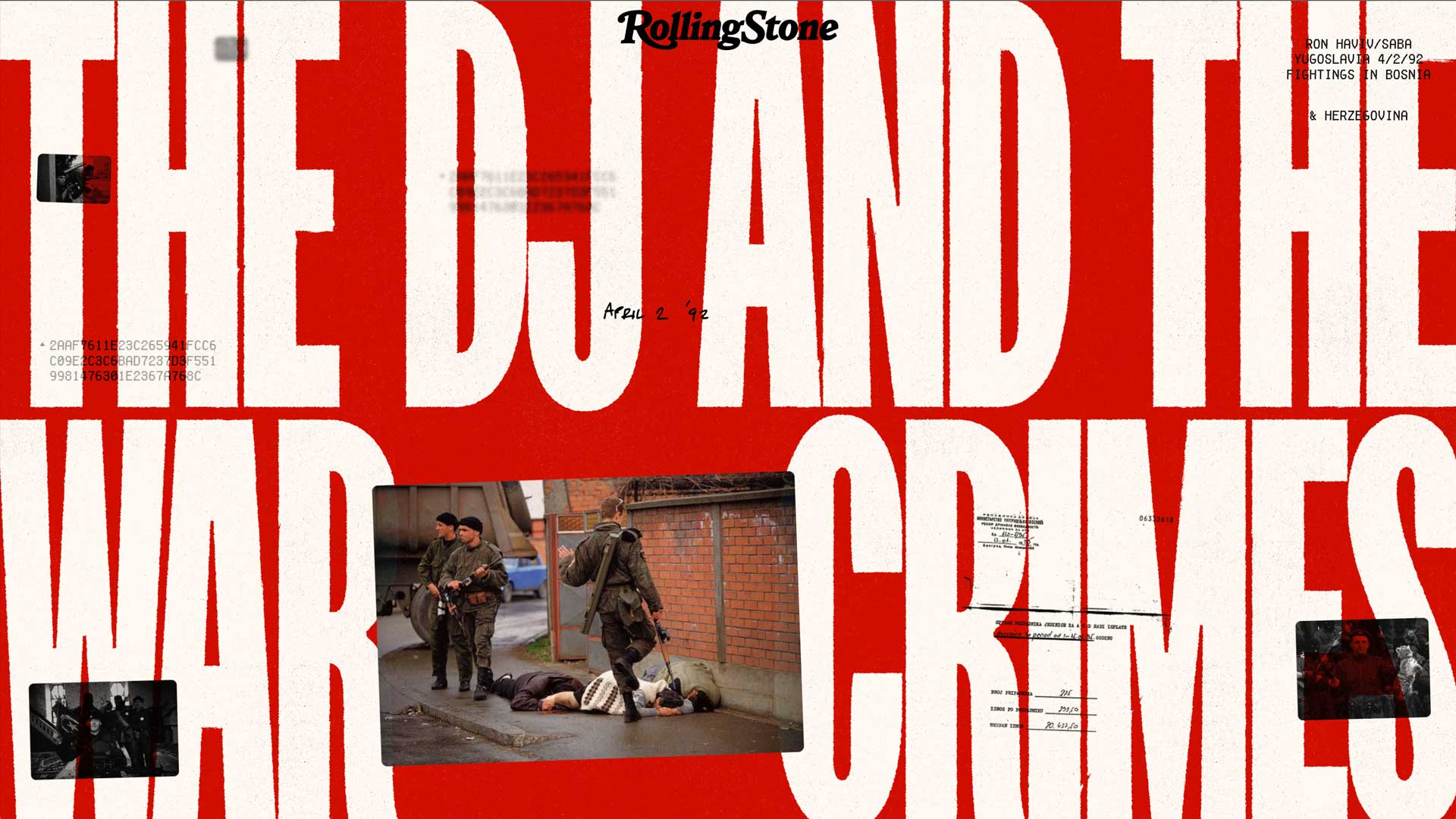 The DJ and the War Crimes