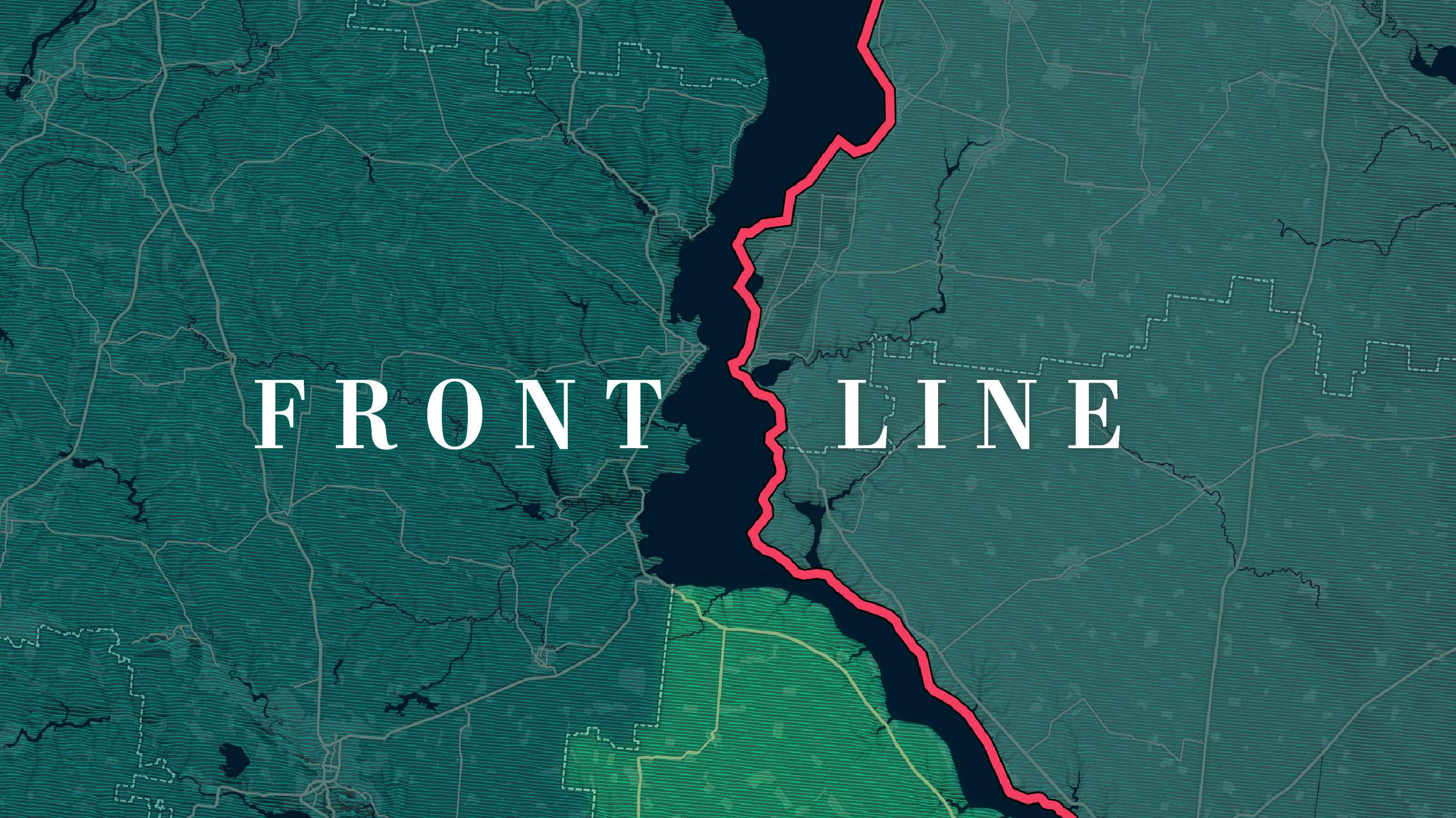 Follow the 600-mile front line between Ukrainian and Russian forces