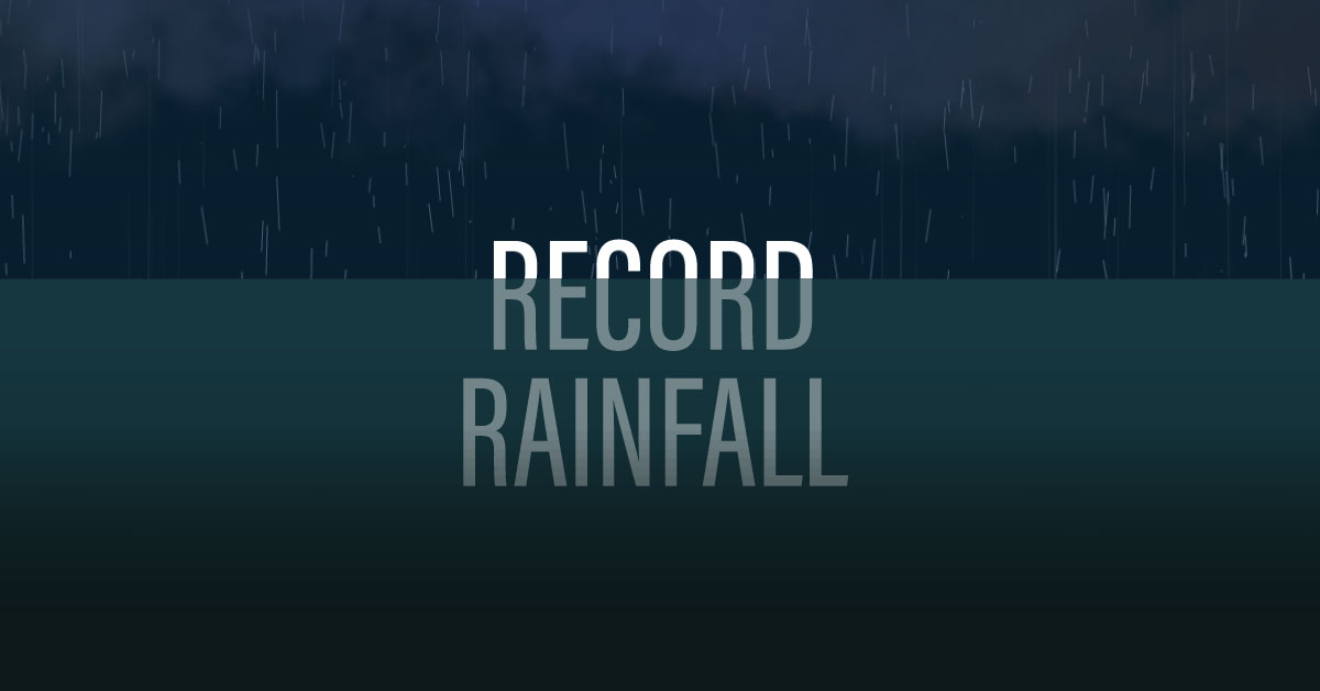 How heavy was the rainfall that flooded Beijing?