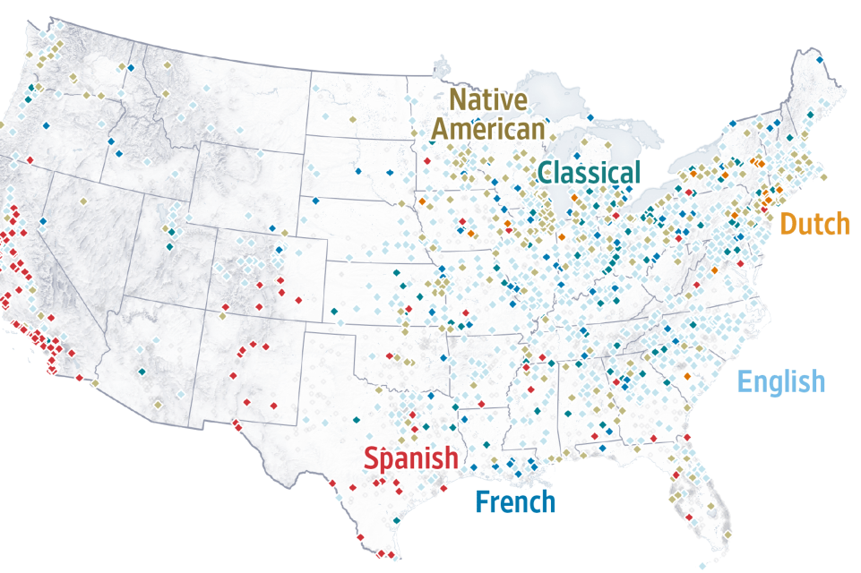 How 10,000 American Cities Got Their Names