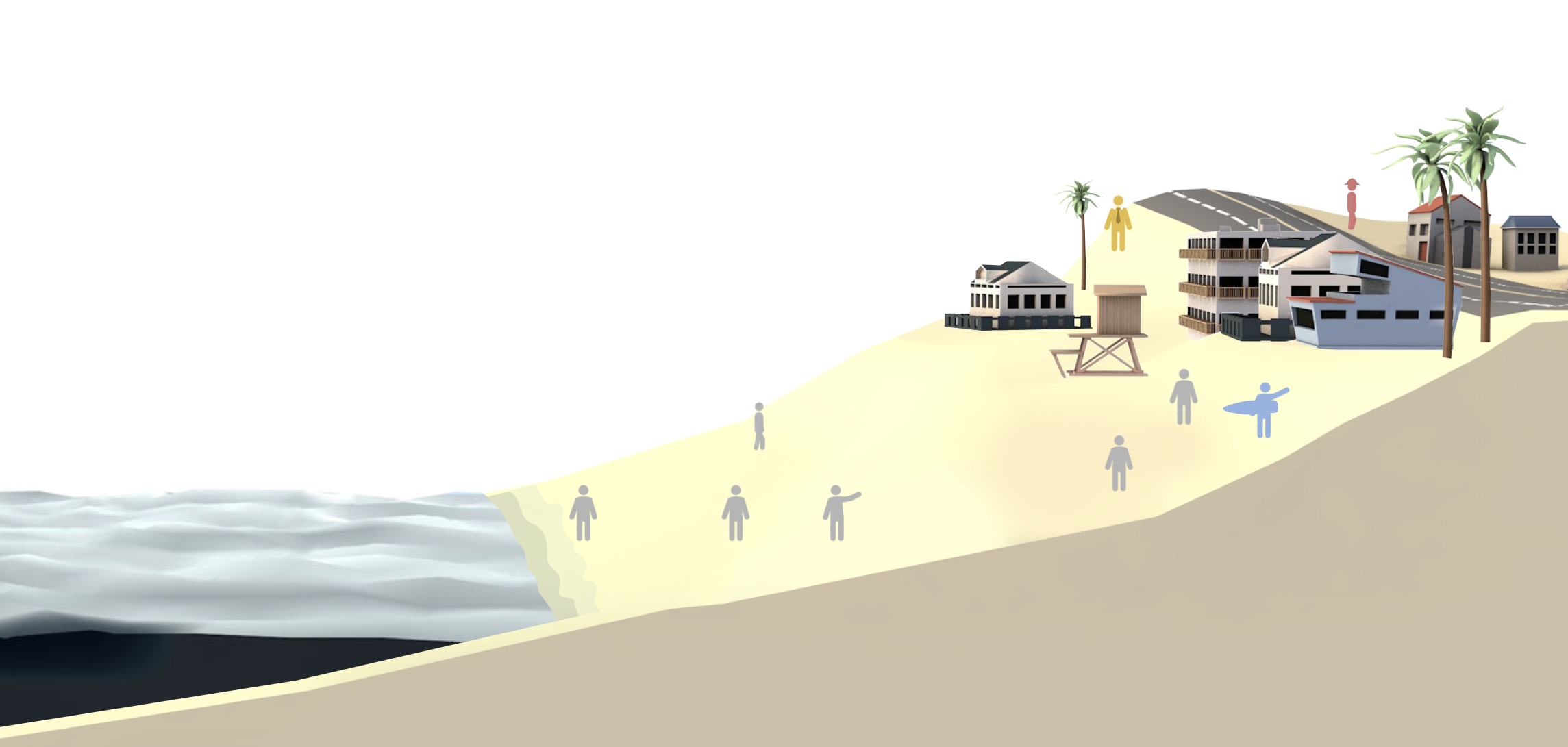 The Ocean Game: The sea is rising. Can you save your town?