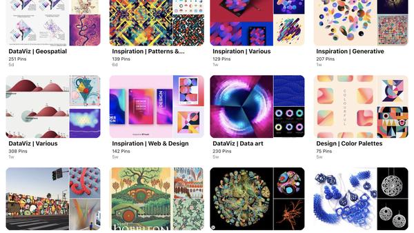 Nadieh Bremer’s Pinterest