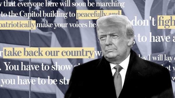 Impeachment Trial: An Annotated Look at Trump’s Speech Before the Capitol Riot