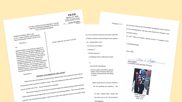 Annotating the Judge’s Decision in the Case of Liam Conejo Ramos, a 5-Year-Old Detained by ICE