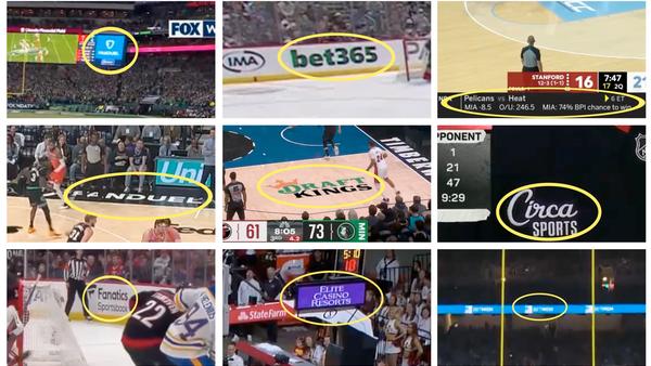 Post AI analysis of sports on TV detected an excess of gambling ads